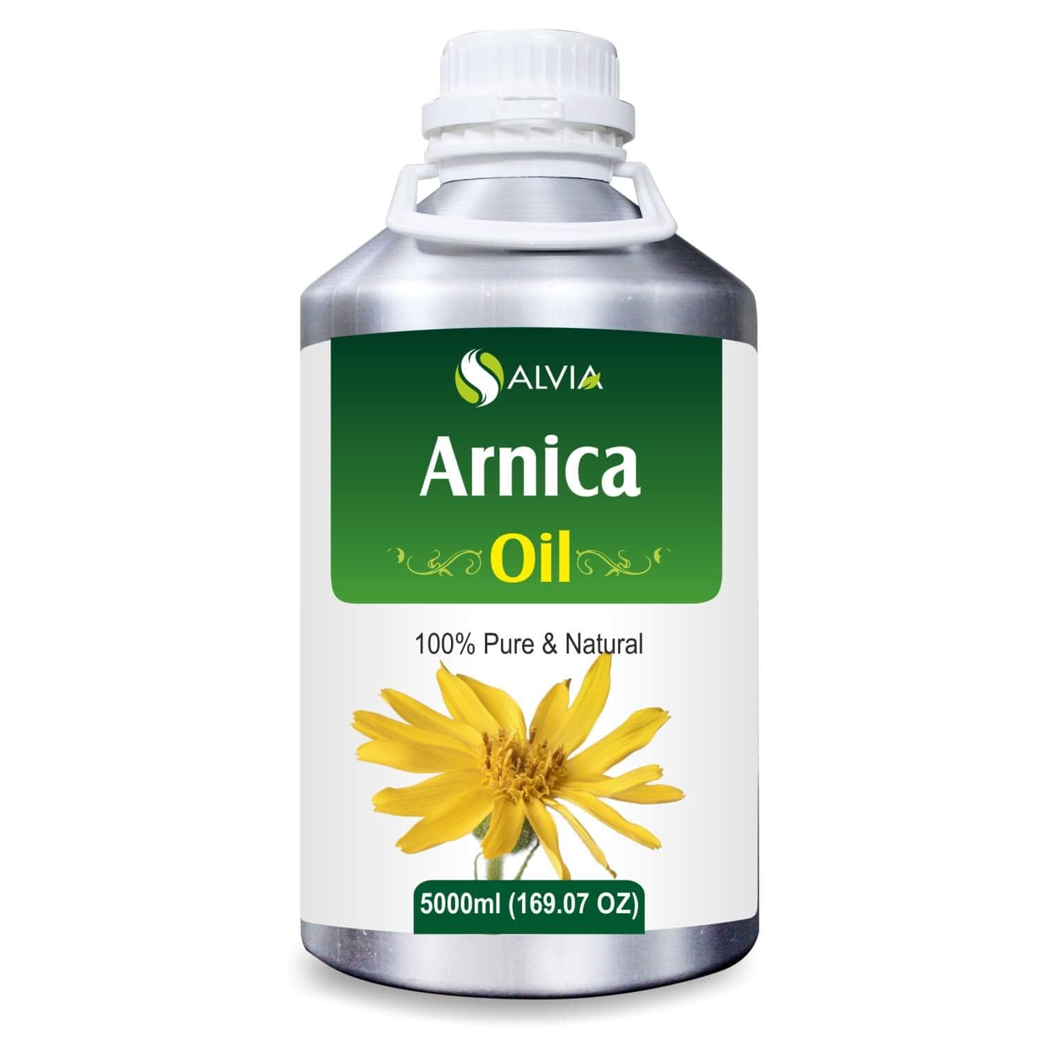 Salvia Natural Carrier Oils 5000ml Arnica Oil (Arnica Montana) Infused Oil Salvia Natural Carrier Oils 5000ml Arnica Oil (Arnica Montana) Infused Oil